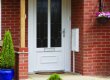 3 Quarter Glazed White PVC Door